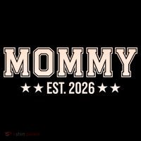 Sporty Varsity Mama EST 2026 Ornament thumb 1