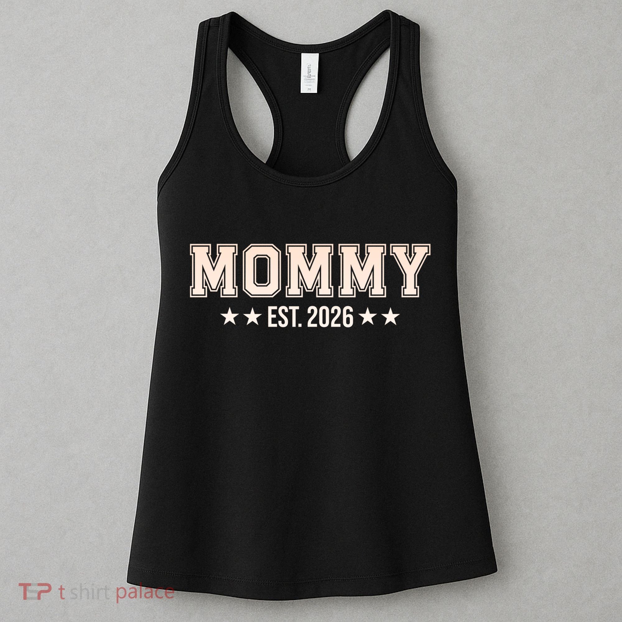 Sporty Varsity Mama EST 2026 Women's Tank Top