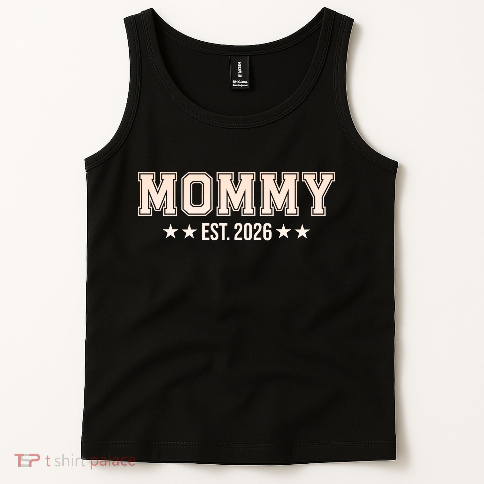 Sporty Varsity Mama EST 2026 Tank Top
