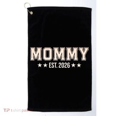 Sporty Varsity Mama EST 2026 Golf Towel