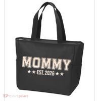 Sporty Varsity Mama EST 2026 Tote Bag thumb 3