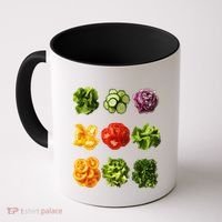 Saladkit Vegetable Motif Garden Saladkit Coffee Mug thumb 0