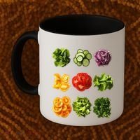 Saladkit Vegetable Motif Garden Saladkit Coffee Mug thumb 2