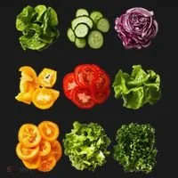 Saladkit Vegetable Motif Garden Saladkit Ornament thumb 1