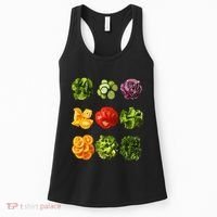 Saladkit Vegetable Motif Garden Saladkit Women's Tank Top thumb 0
