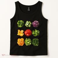 Saladkit Vegetable Motif Garden Saladkit Tank Top thumb 2