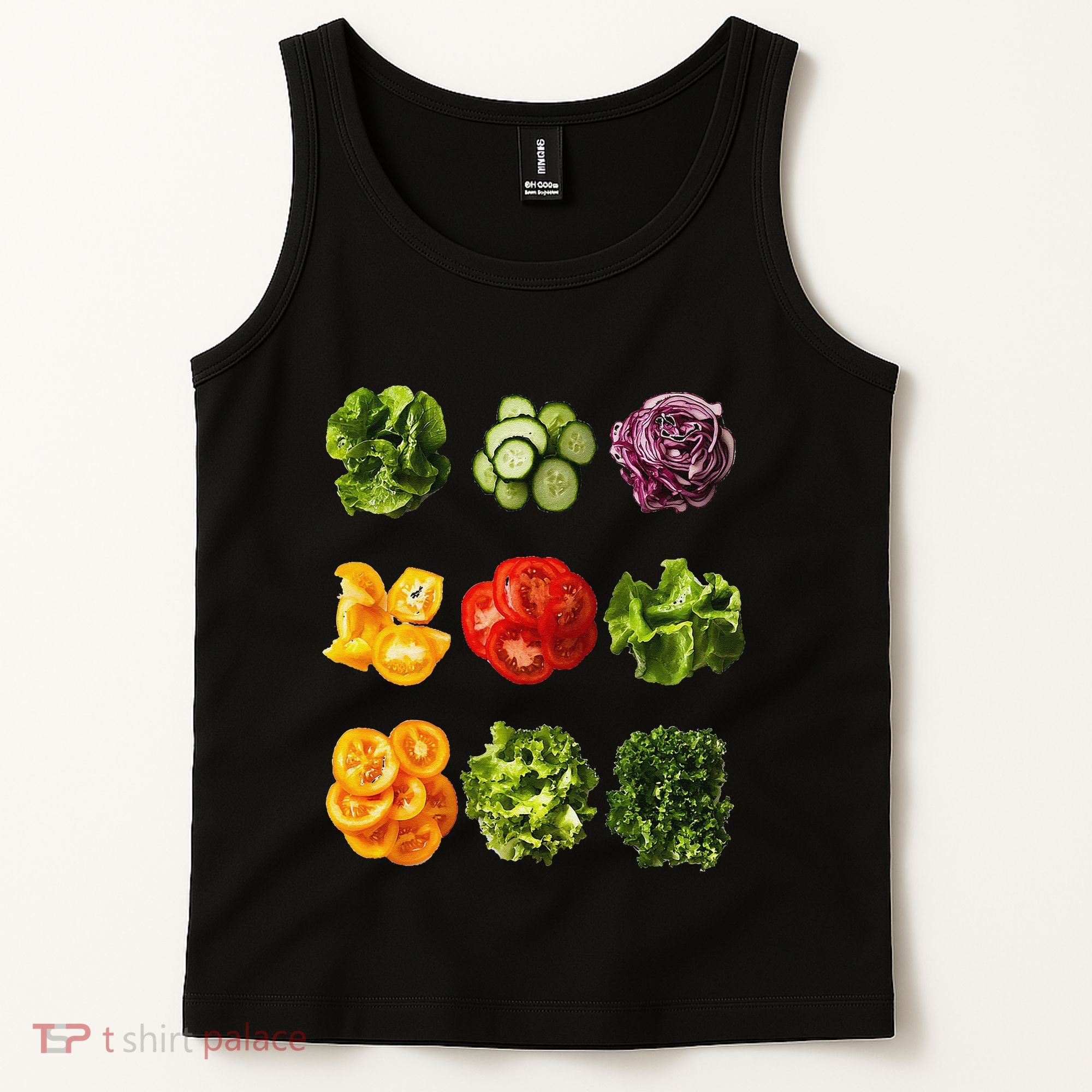 Saladkit Vegetable Motif Garden Saladkit Tank Top