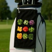 Saladkit Vegetable Motif Garden Saladkit Golf Towel thumb 2