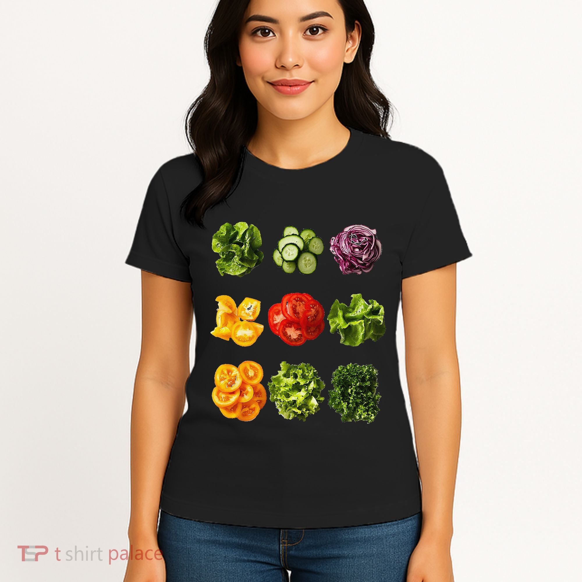 Saladkit Vegetable Motif Garden Saladkit Women's T-Shirt