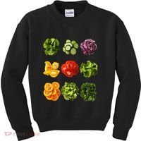 Saladkit Vegetable Motif Garden Saladkit Kids Sweatshirt thumb 0