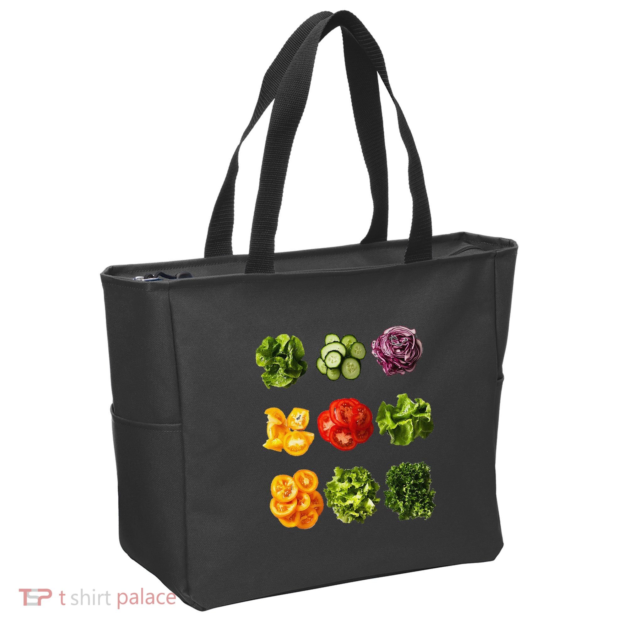 Saladkit Vegetable Motif Garden Saladkit Tote Bag