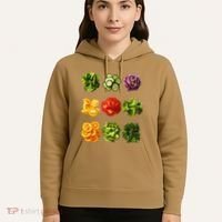 Saladkit Vegetable Motif Garden Saladkit Hoodie thumb 5