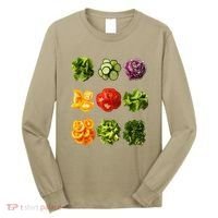Saladkit Vegetable Motif Garden Saladkit Long Sleeve Shirt thumb 0