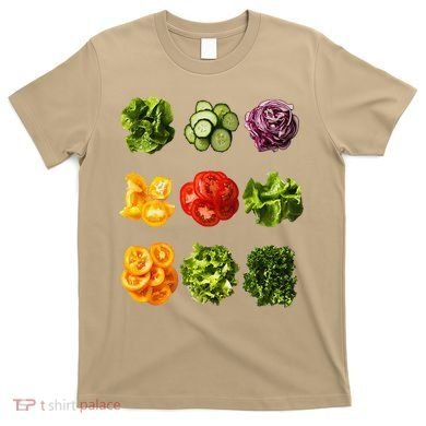 Saladkit Vegetable Motif Garden Saladkit T-Shirt