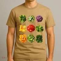 Saladkit Vegetable Motif Garden Saladkit T-Shirt thumb 3