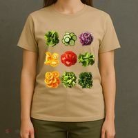 Saladkit Vegetable Motif Garden Saladkit T-Shirt thumb 4