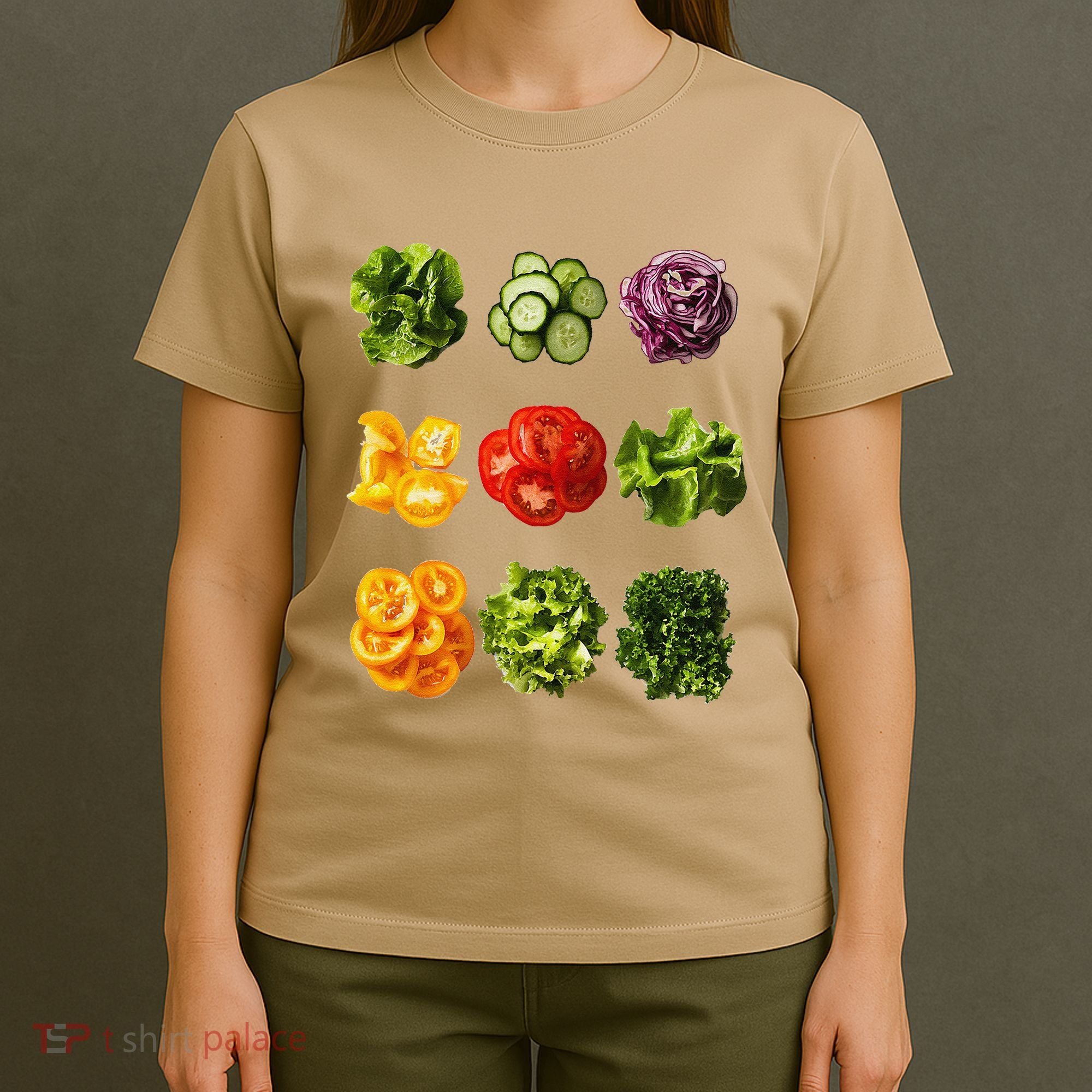 Saladkit Vegetable Motif Garden Saladkit T-Shirt