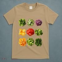 Saladkit Vegetable Motif Garden Saladkit T-Shirt thumb 5