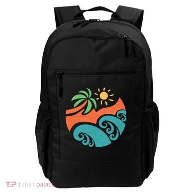 Summer Vacation Ocean Waves Backpack