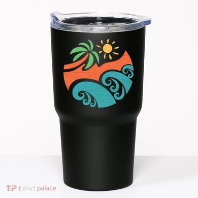 Summer Vacation Ocean Waves Tumbler