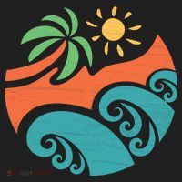 Summer Vacation Ocean Waves Tumbler thumb 3