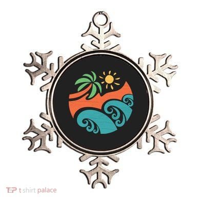 Summer Vacation Ocean Waves Ornament