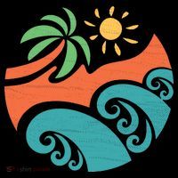 Summer Vacation Ocean Waves Toddler Hoodie thumb 2