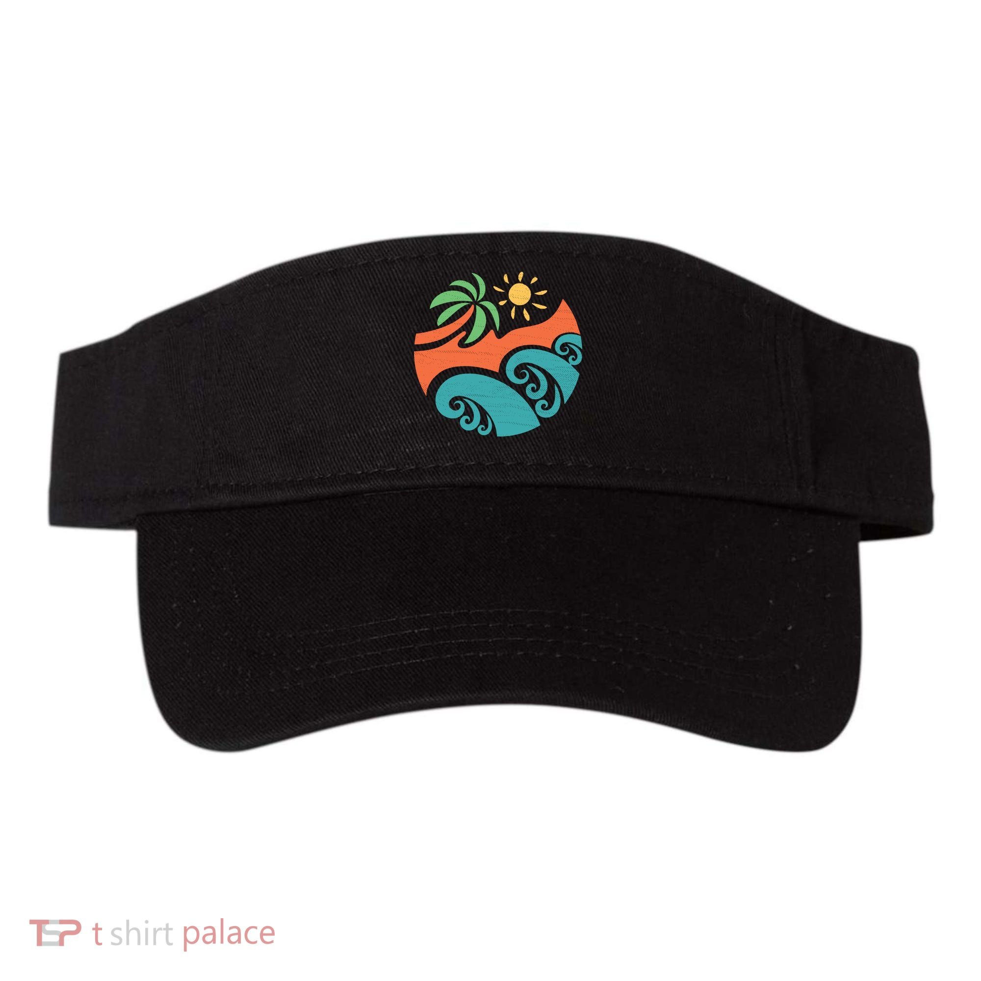 Summer Vacation Ocean Waves Visor