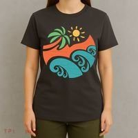 Summer Vacation Ocean Waves T-Shirt thumb 4