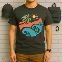 Summer Vacation Ocean Waves T-Shirt thumb 6