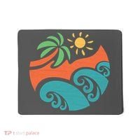 Summer Vacation Ocean Waves Mousepad thumb 0