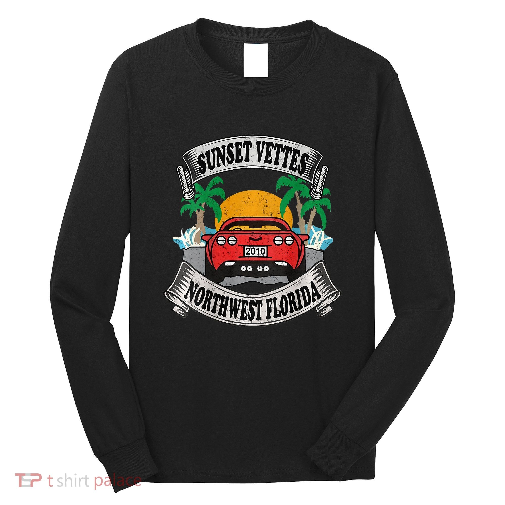 Sunset Vettes Of Northwest Florida Long Sleeve Shirt