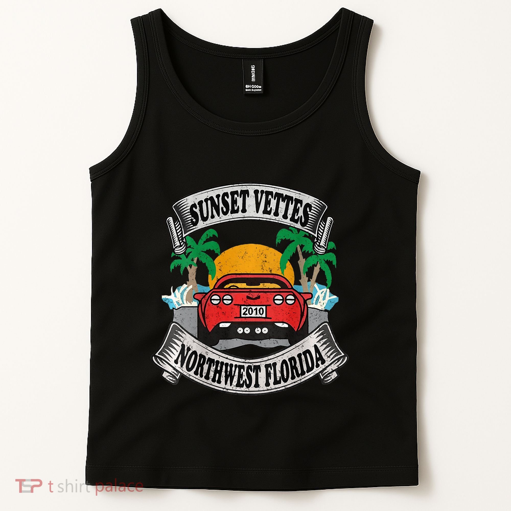 Sunset Vettes Of Northwest Florida Tank Top