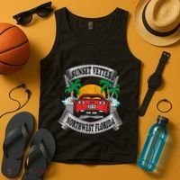 Sunset Vettes Of Northwest Florida Tank Top thumb 4
