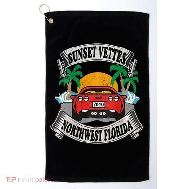 Sunset Vettes Of Northwest Florida Golf Towel