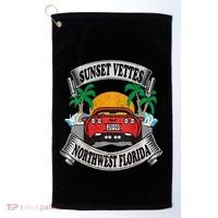 Sunset Vettes Of Northwest Florida Golf Towel thumb 0