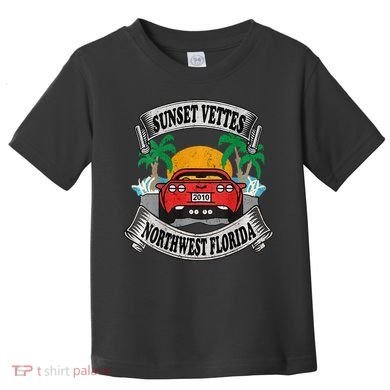 Sunset Vettes Of Northwest Florida Toddler T-Shirt
