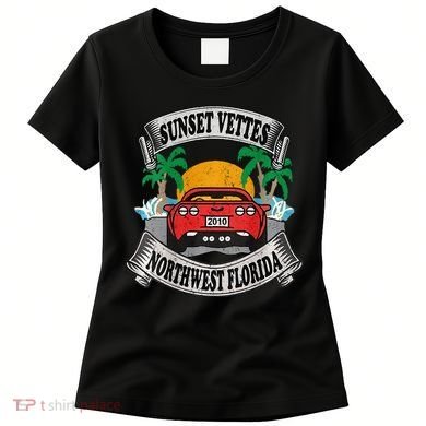 Sunset Vettes Of Northwest Florida Women's T-Shirt