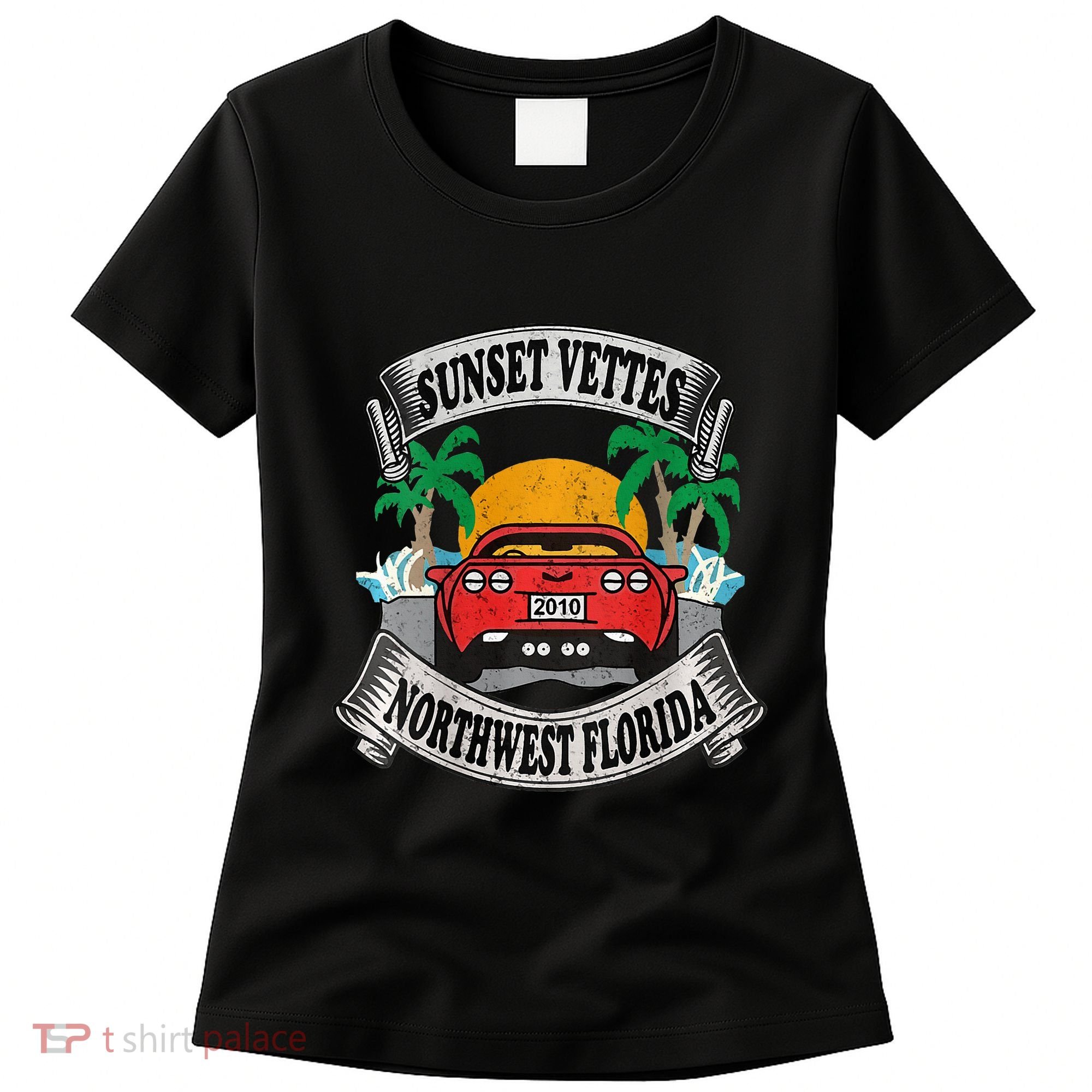 Sunset Vettes Of Northwest Florida Women's T-Shirt