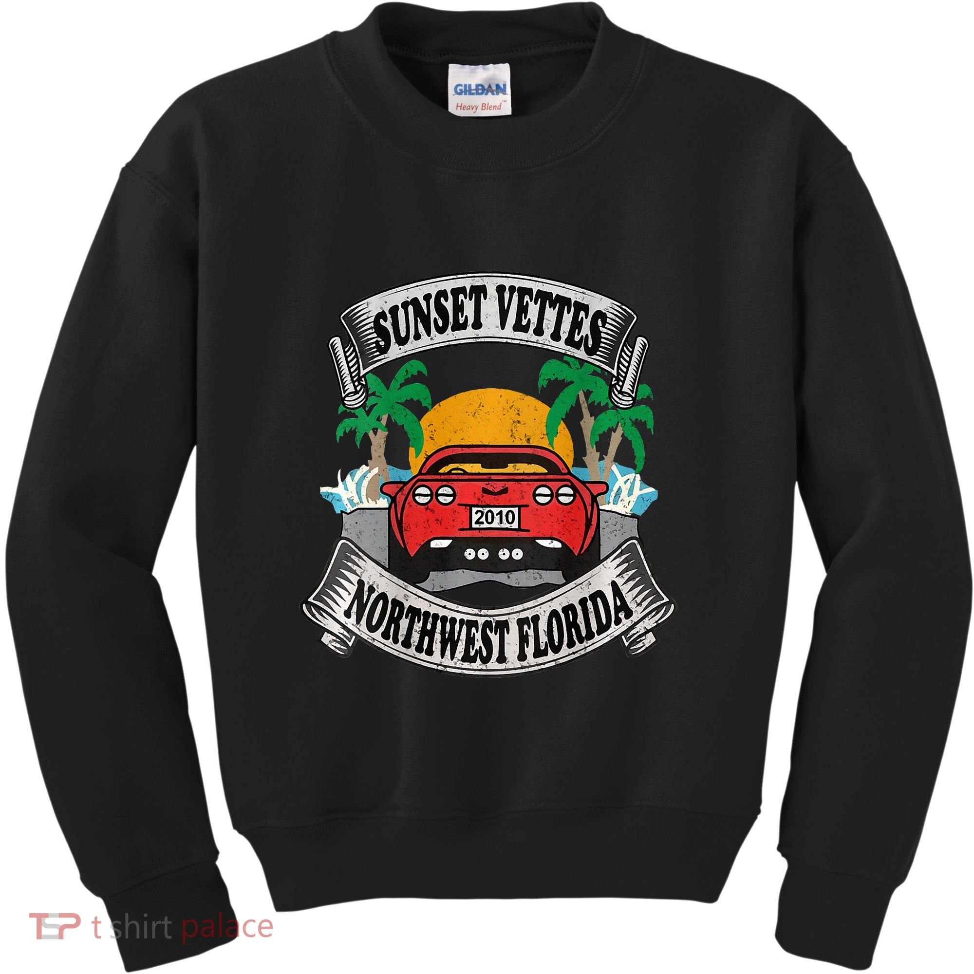 Sunset Vettes Of Northwest Florida Kids Sweatshirt