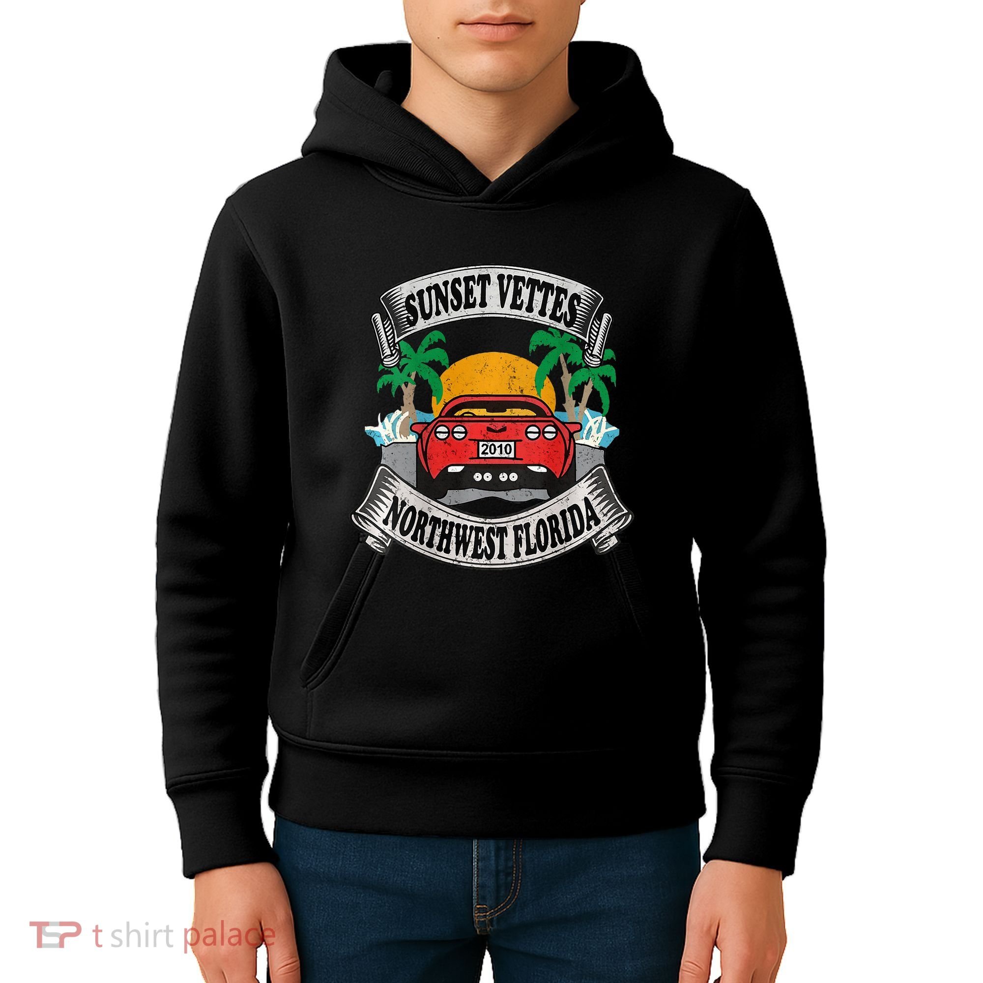 Sunset Vettes Of Northwest Florida Kids Hoodie