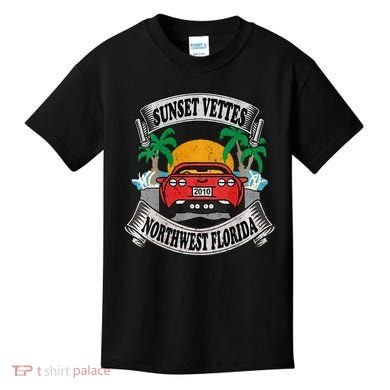 Sunset Vettes Of Northwest Florida Kids T-Shirt