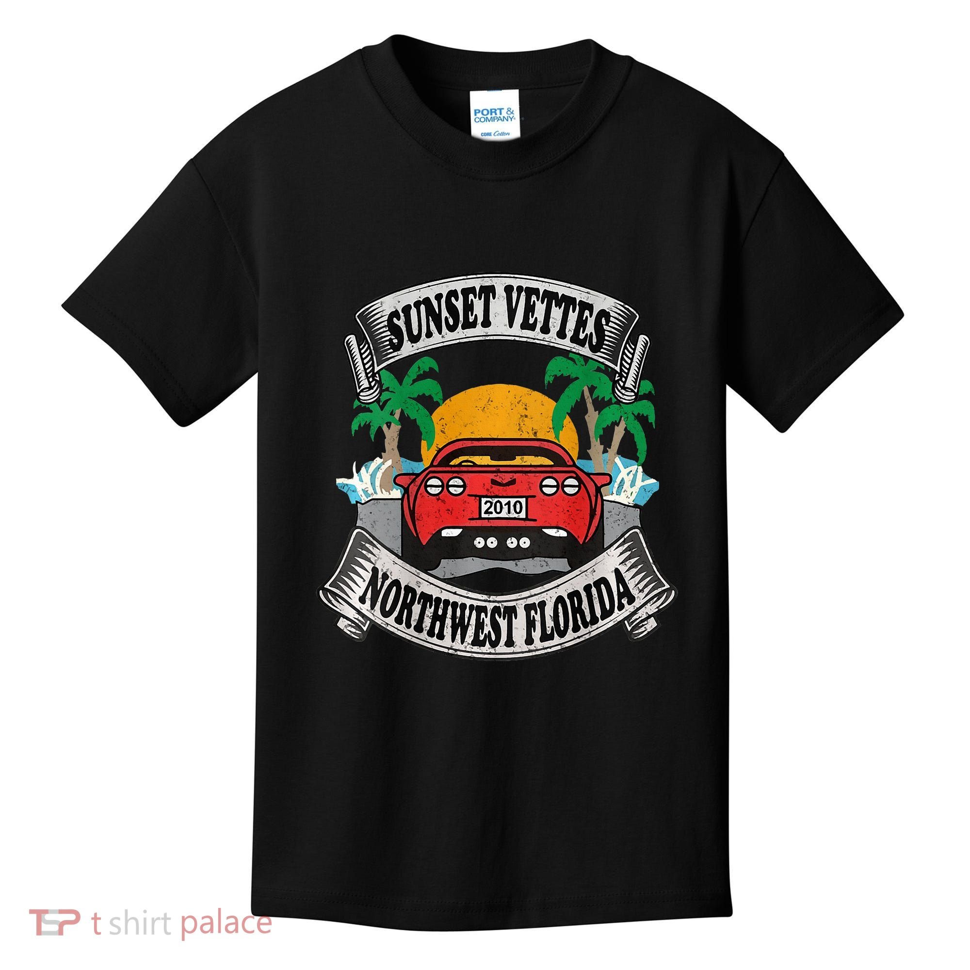 Sunset Vettes Of Northwest Florida Kids T-Shirt