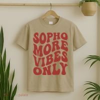Sophomore Vibes Only First Day Of School 1st Day 10th Grade T-Shirt thumb 2