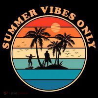 Summer Vibes Only Retro Beach Sunset Coffee Mug thumb 5