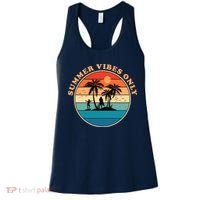 Summer Vibes Only Retro Beach Sunset Women's Tank Top thumb 0
