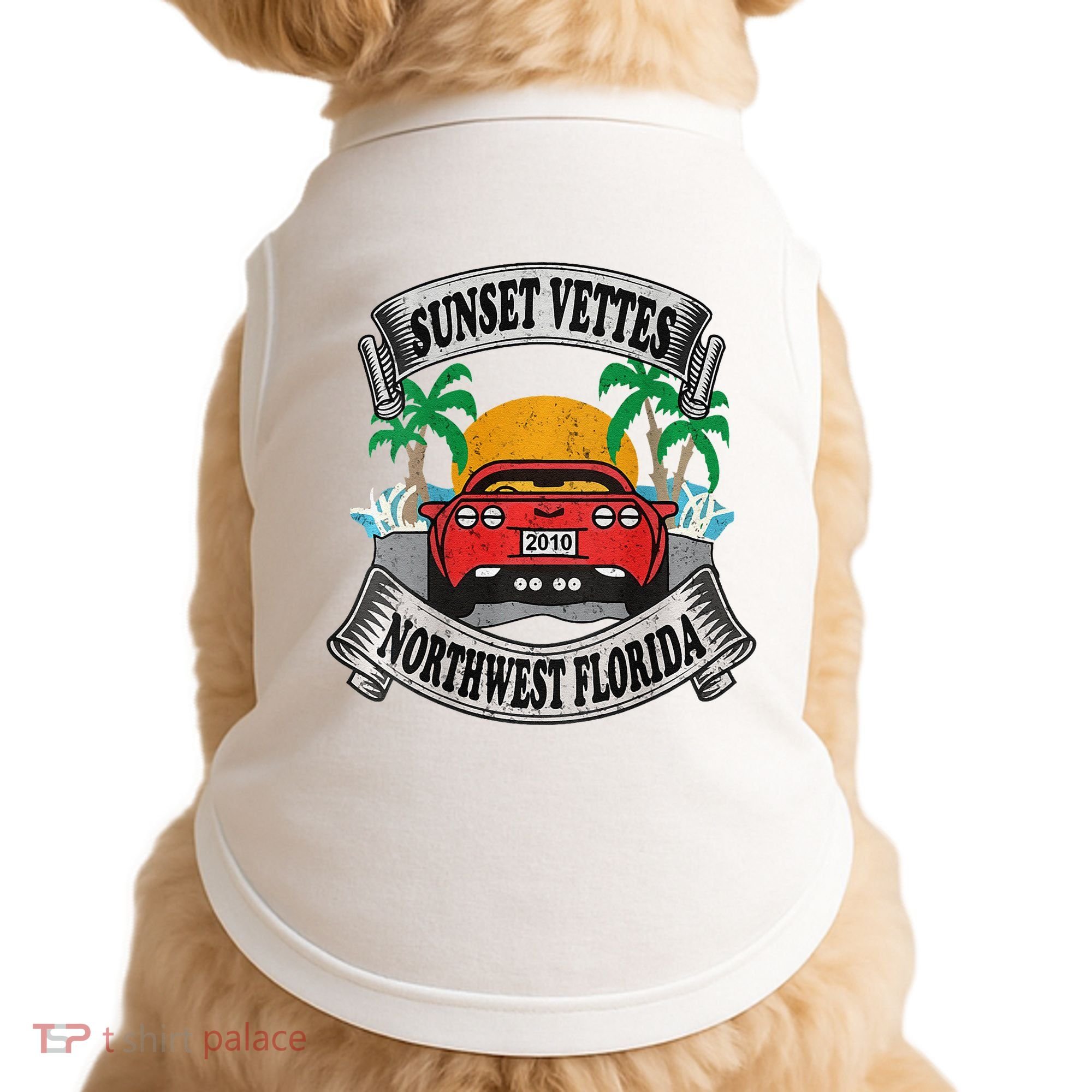 Sunset Vettes Of Northwest Florida Doggie Tank