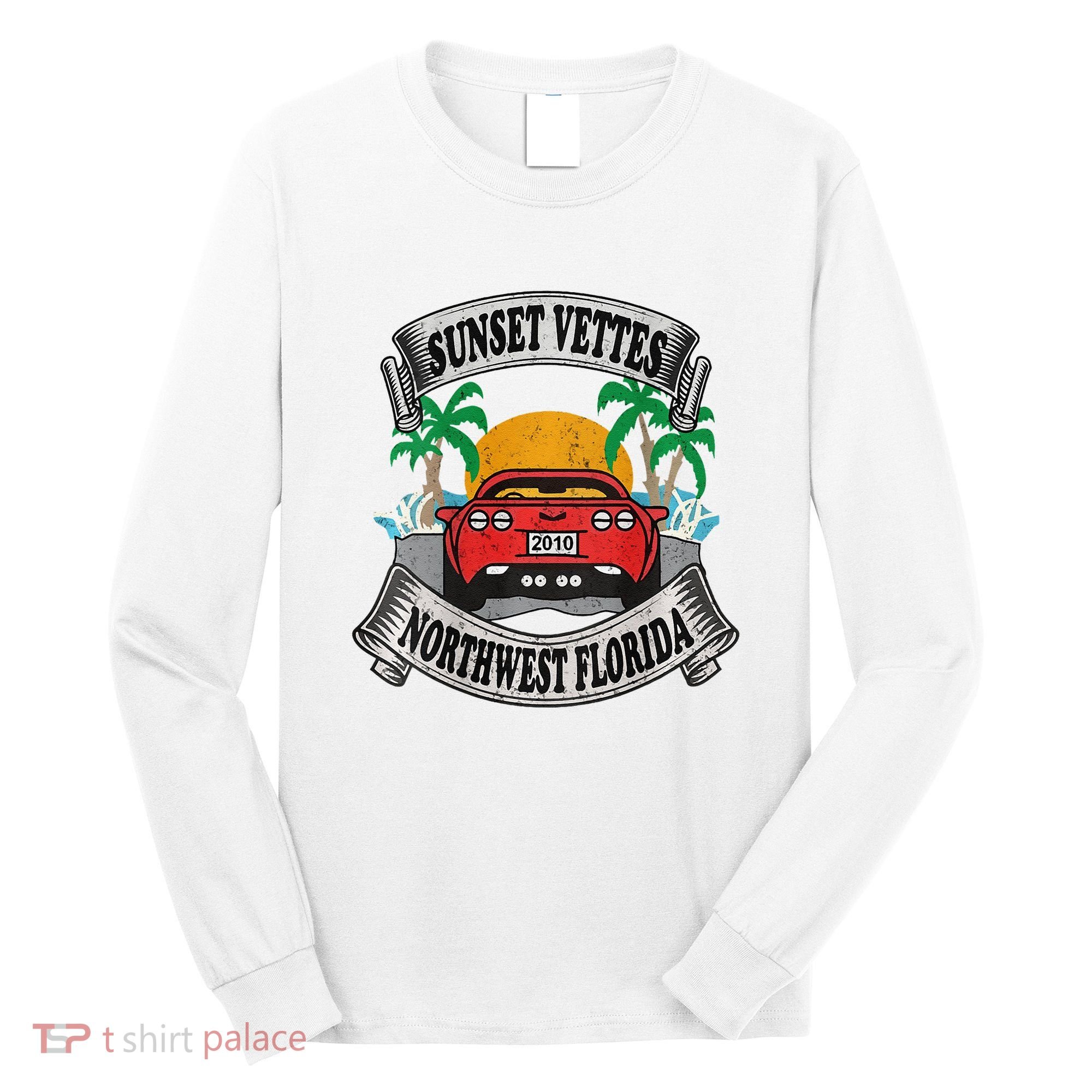 Sunset Vettes Of Northwest Florida Long Sleeve Shirt