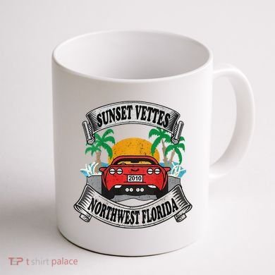 Sunset Vettes Of Northwest Florida Coffee Mug back