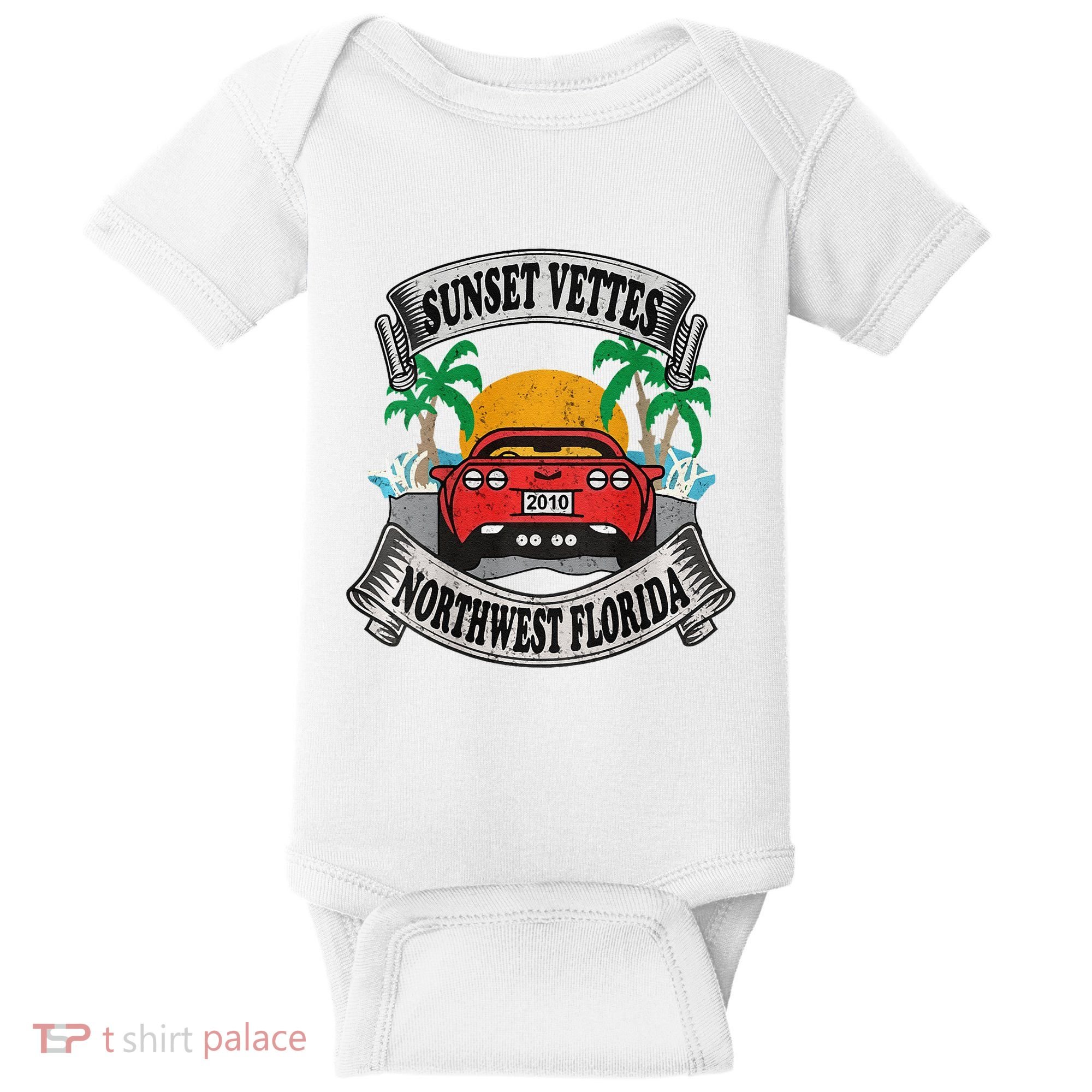 Sunset Vettes Of Northwest Florida Baby Bodysuit